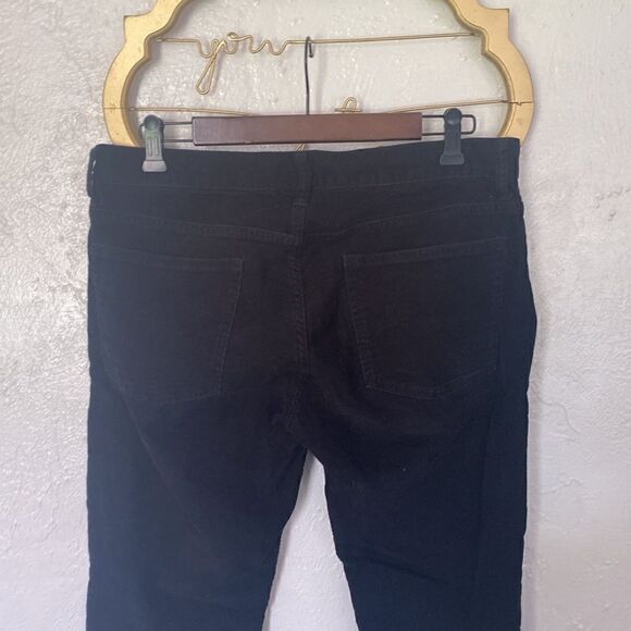 Vintage J.CREW Slim Pant Black Corduroy 32 X 30 - Picture 4 of 7